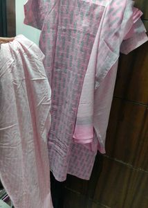Pink Printed Kurti