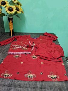 Red Libas Kurta Salwar Set