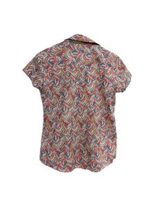 Patterned Short Sleeve Top