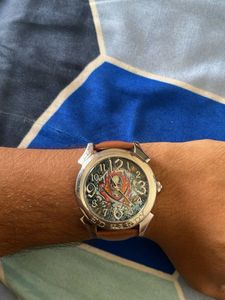 Ed Hardy Burning 🔥 Skull Vintage Watch