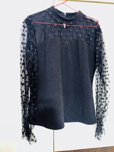 Black Colour,top,net Nack