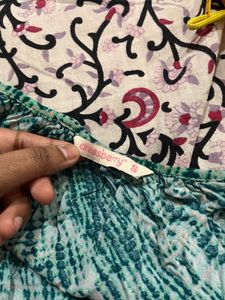 Green Printed Sundress