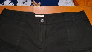 Black Denim Shorts