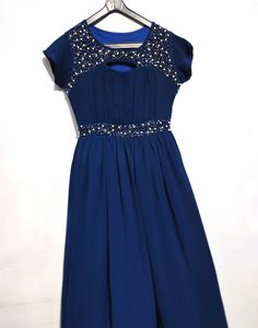 Blue Party Gown