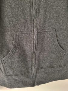 Charcoal Zipper/hoodie