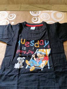 Combo Of Kids Three Piece Dress And One Tshirt