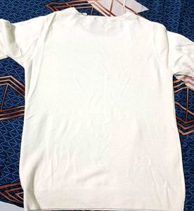 Fig By Trends White Sweatshirt For Women &amp; Girls