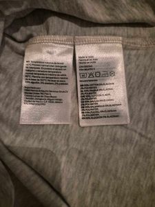 H&amp;M *BRAND NEW* Grey/white Long Sleeve Top