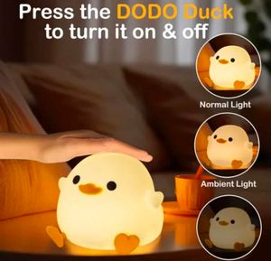 Cute Baby Duck Silicon Lamp