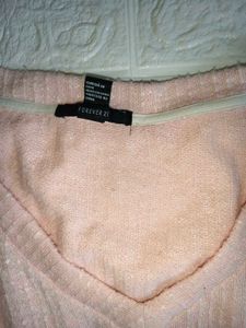 🎁Buy 2 Get 1 Free🎁Peach V-Neck Pullover Top