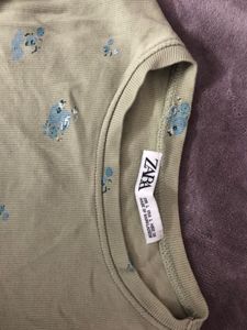 Floral Print Top - Zara