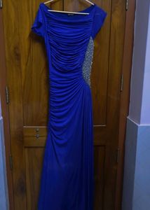 Elegant Blue Party Dress