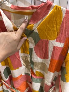 Colorful Printed Dress