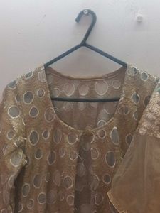 Golden Embroidered Blouse