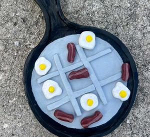 Breakfast 🍳 🥓 Themed Tic Tac Toe Set