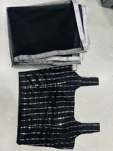 Black Party Wear Brand New  Lehenga
