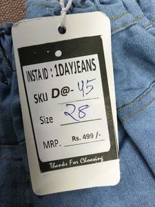 D@45 Size-28 Cargo Jeans