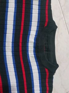 Stylish women&#39;s Striped Casual T-Shirt