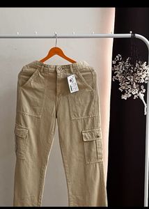 Beige cargo Jeans