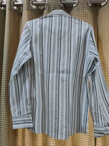 Striped Button-Down Shirt Office wear