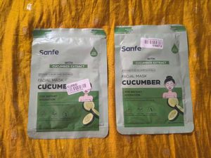 Sanfe Cucumber Extract Sheet Mask ❤️