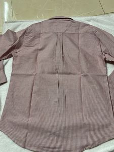 Men Ralph Lauren Pink Stripped Shirt