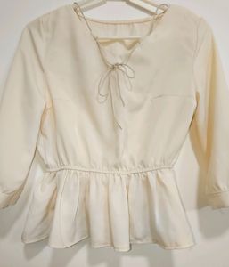 Peplum Top 🤎