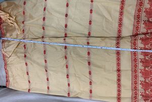 NEW Stitched Mekhla Chador Set Tussar Silk 4-6 Y