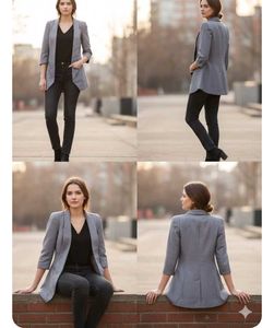 Chic Gray Blazer