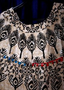 Pure Jaipuri Cotton Maxi Frock