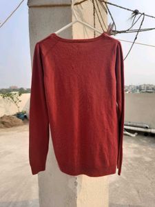 Fig Maroon Sweatshirt For Women