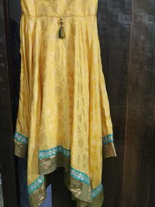 Zig Zag Pattern Flared Kurti