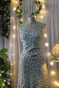 Spotted Midi Dress