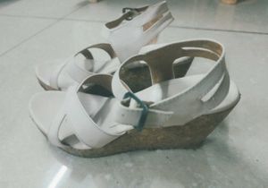 Strappy Wedges With Buckle Closure
