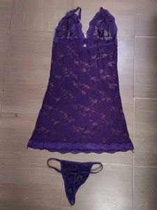 Strapped Up Lace Babydoll Lingerie Set