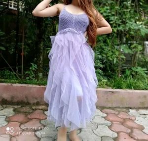 Purple Graceful Dress