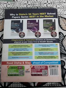 Disha Publication 34yrs PYQ For NEET Preparation