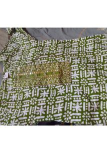 Green Printed Kurta Set