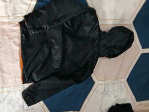 reversible Boys Black &amp; Orange Jacket