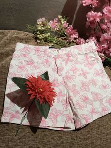 Butterfly Print Shorts