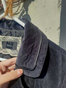 Pinteresty Vintage Blazer Outer Wear For Women