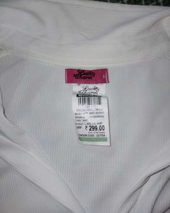 White Button-Down Top