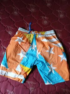 Star Pattern Swim Shorts