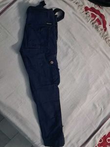 Blue Cargo Pants