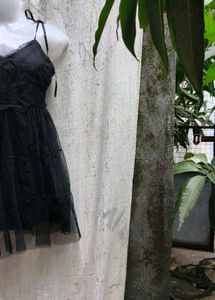 27277. Goth Mini Dress