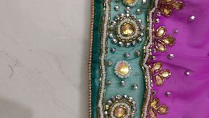 Elegant Purple Saree