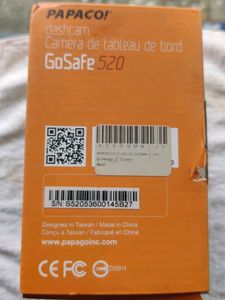 PAPAGO GoSafe 520 Dash Camera Super HD 2560x1080