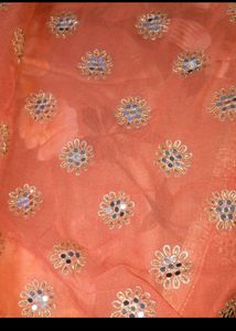Sequence Work Premium Gorgette Saree