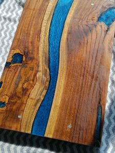 Wood &amp; Resin Serving Tray