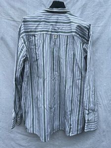 Shirt White and green strips